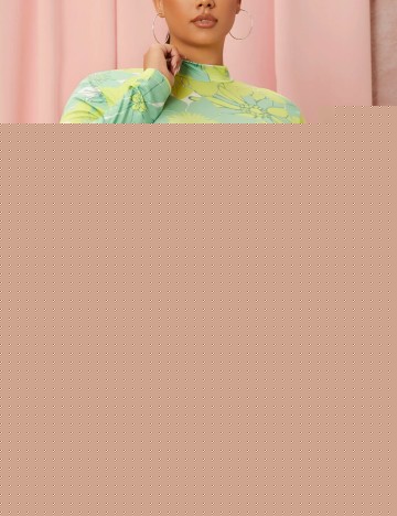 Rochie mini Shein Curve+, mix culori