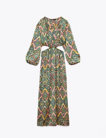 Rochie maxi Zara, mix culori