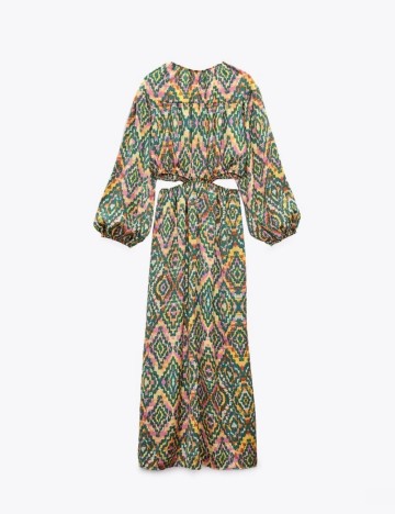 Rochie maxi Zara, mix culori