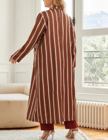 Cardigan lung Shein Curve+, mix culori