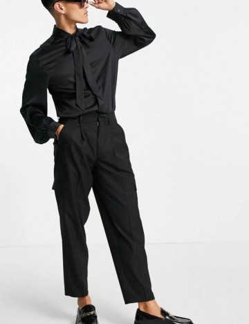 Cămașă ASOS, negru