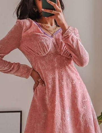 Rochie mini LABELRAIL, roz