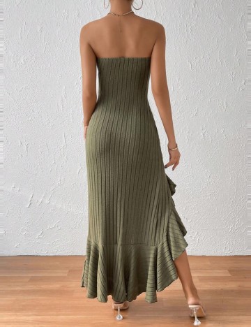 Rochie midi Shein, kaki