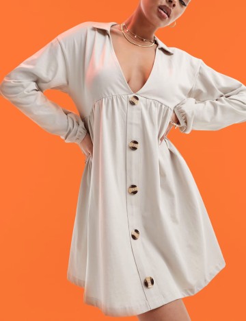 Rochie mini ASOS, bej