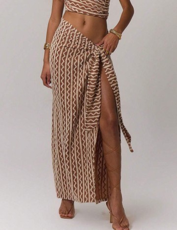 Fustă Shein MUSERA, maro