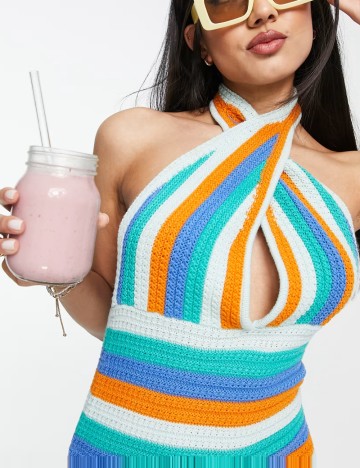 Rochie mini ASOS, mix culori