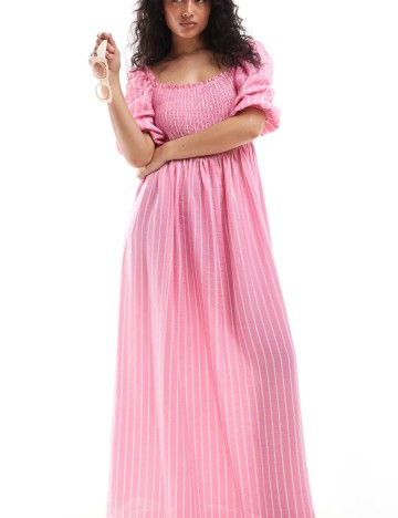 Rochie maxi ASOS, roz