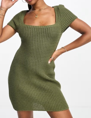 Rochie mini ASOS, verde
