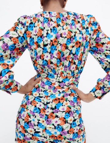 Rochie mini Zara, mix culori