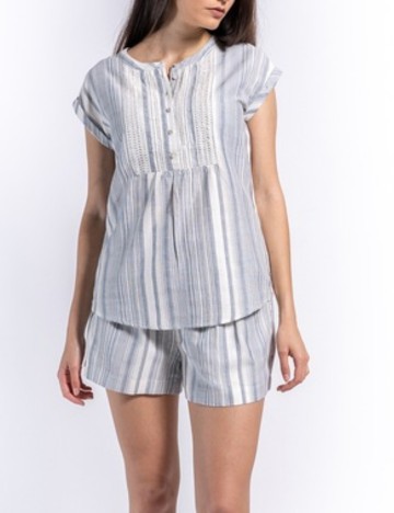 Cămașă cu m&acirc;necă scurtă Lee Cooper, mix culori