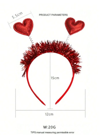 Accesoriu pentru păr Shein, roșu