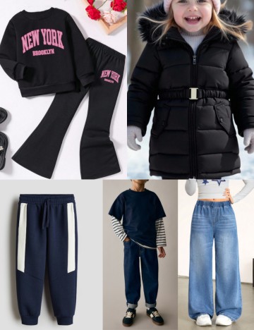 Lot 500 mix haine pentru copii toamna-iarna Mix Branduri, mix culori