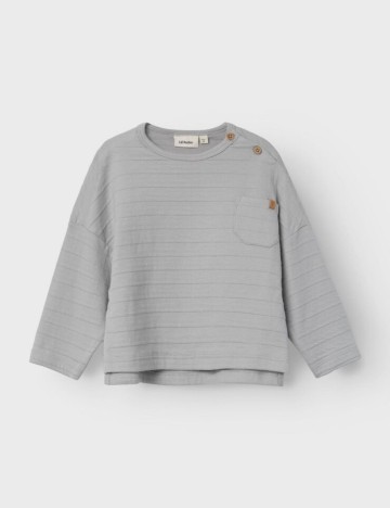 Bluză Lil Atelier, gri