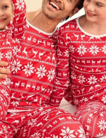 Compleu pijamale Shein, roșu