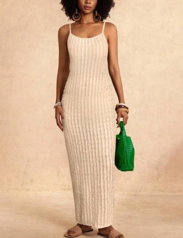 Rochie maxi Shein, bej