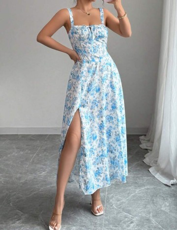 Rochie maxi Shein, mix culori