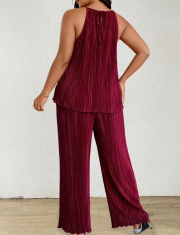 Compleu Shein Curve+, vișiniu