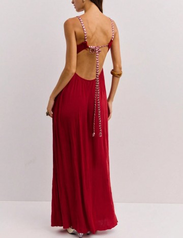 Rochie maxi Shein, vișiniu