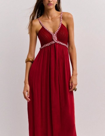 Rochie maxi Shein, vișiniu