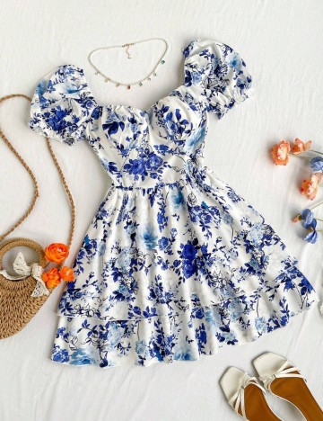 Rochie mini Shein, mix culori