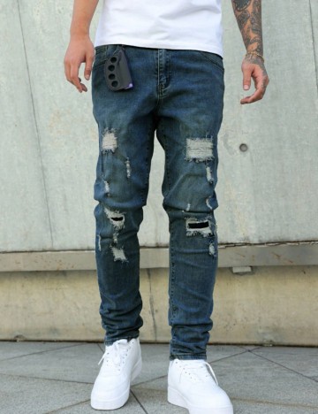 Jeans Shein, albastru