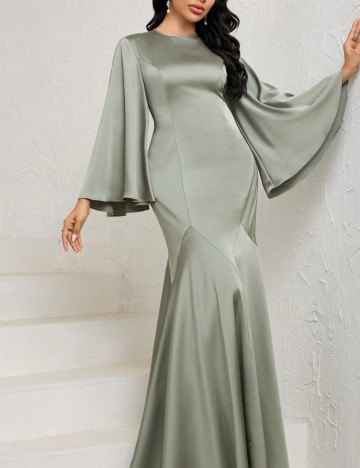 Rochie maxi Shein, verde