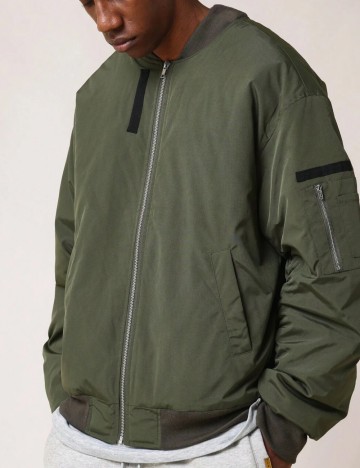 Jachetă Shein SUMWON, kaki