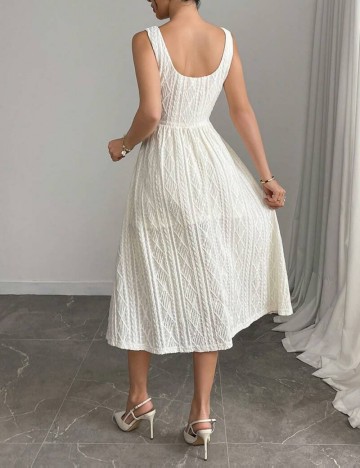 Rochie midi Shein, crem