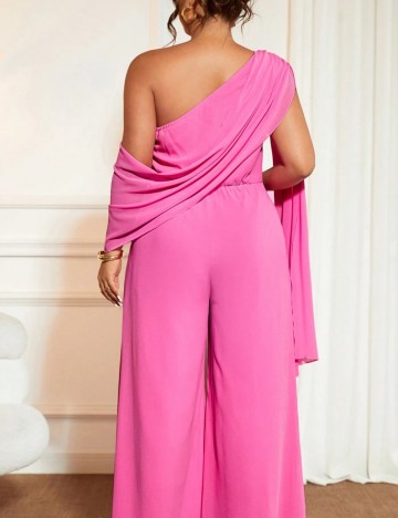 Salopetă Shein Curve+, roz