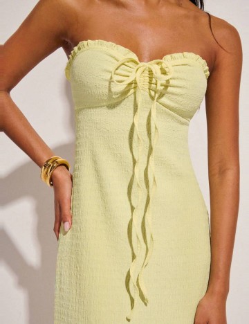 Rochie midi Shein, galben