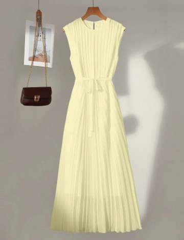 Rochie midi Shein, galben