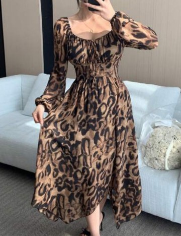 Rochie maxi Shein, mix culori