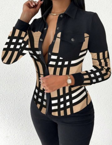 Cămașă Shein, mix culori