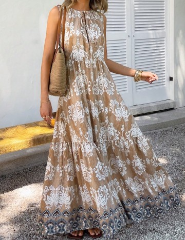 Rochie maxi Shein, mix culori