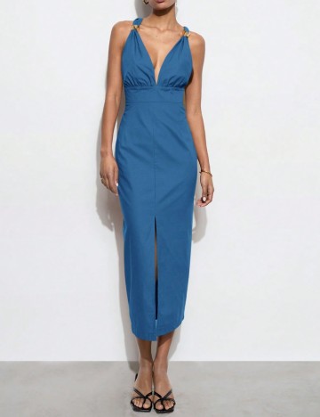 Rochie midi Shein, albastru