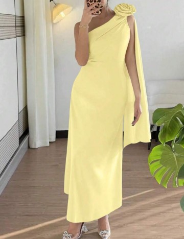 Rochie maxi Shein, galben