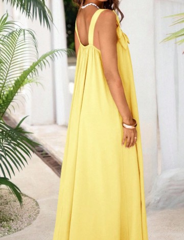 Rochie maxi Shein, galben