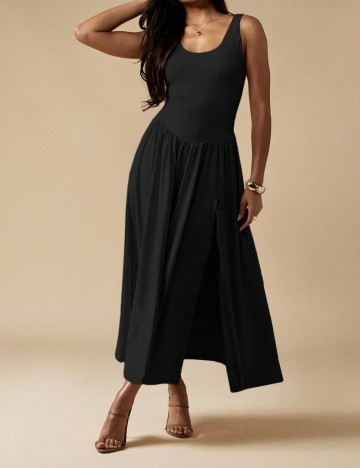 Rochie maxi Shein Missguided, negru