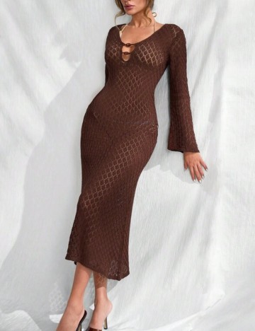 Rochie maxi Shein, maro