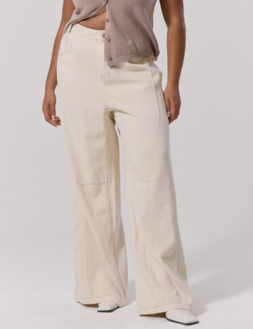 Jeans Shein Curve+, crem