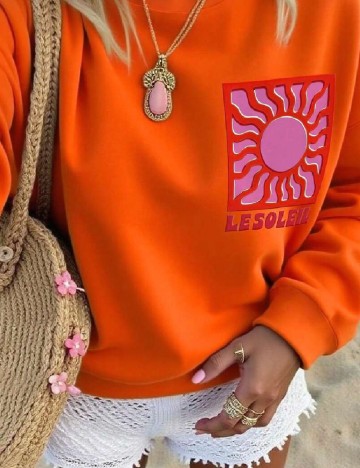 Bluză Shein, portocaliu