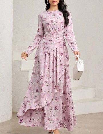 Rochie maxi Shein, mix culori