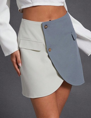 Fustă mini Shein, mix culori