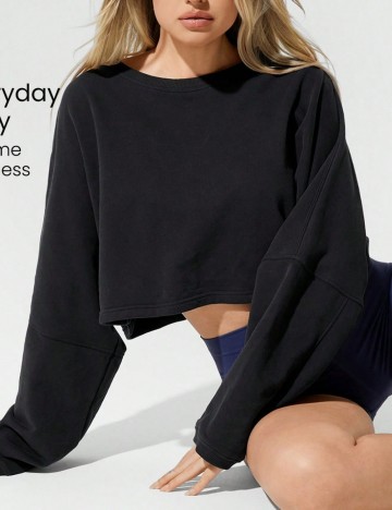 Bluză Shein GLOWMODE, negru