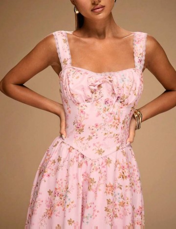 Rochie maxi Shein, mix culori