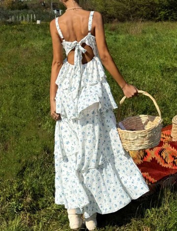 Rochie maxi Shein, mix culori