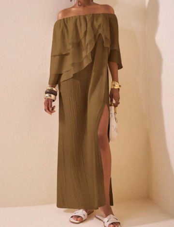 Rochie maxi Shein, maro