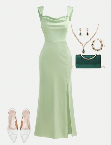 Rochie Shein, verde