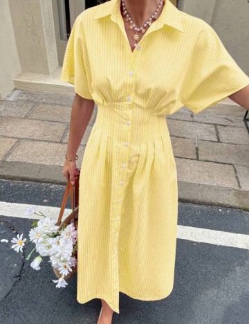 Rochie maxi Shein, galben