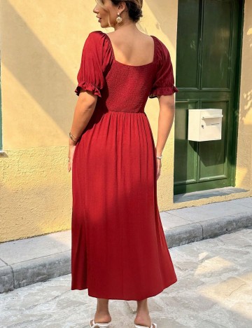 Rochie maxi Shein Curve+, vișiniu
